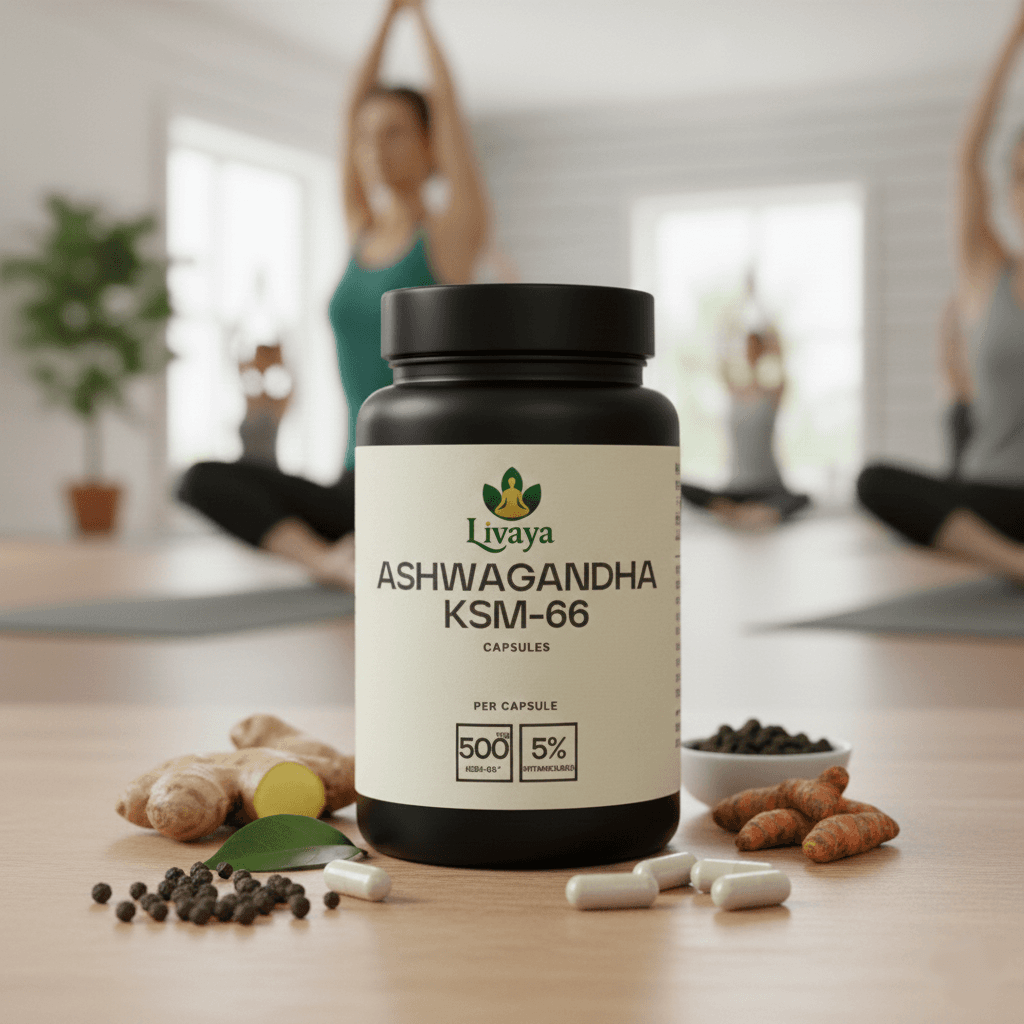 Livaya Ashwagandha KSM-66 - Premium Indian Ginseng supplement